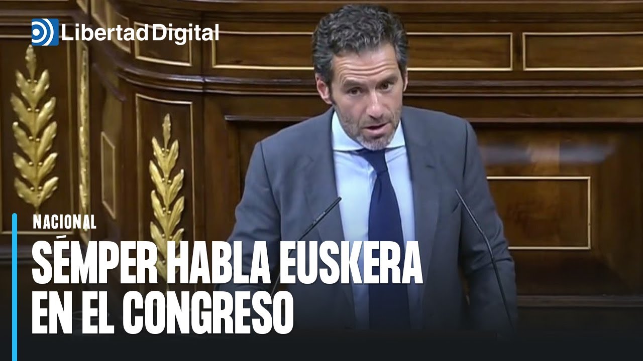 El enfado de Vox con el PP por las frases de Sémper en euskera