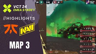 FNATIC vs NAVI MAP 3 HIGHLIGHTS