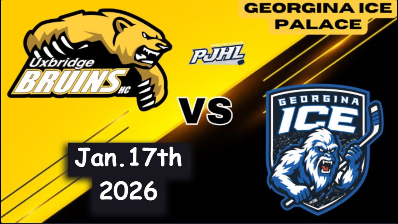 2026-01-17 Uxbridge Bruins 1 at Georgina Ice 2 Hilites
