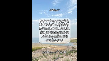سورة النساء ١٤٢-١٤٣ #قرآن_كريم #قرآن #قران #قران_كريم #قرأن #quran