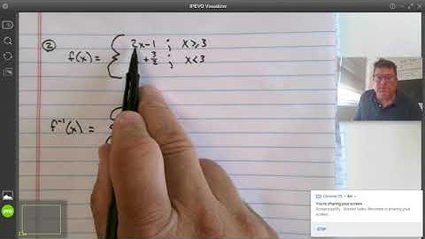 0.4 Inverse of piecewie functions