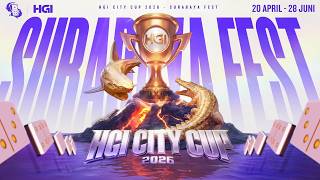SURABAYA FEST HGI CITY CUP 2026 | Babak Poin Hari 3 Minggu 3 |
