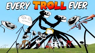 EVERY TROLLGE EVER! 😱 (Garry's Mod) TROLL OVERLOAD