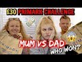 MUM VS DAD: £30 PRIMARK OUTFIT CHALLENGE 💸😱 | Lucy Flight