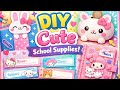 Diy Cute Back To School Supplies 😱 How To Make Kawaii Stationary || Handmade Cute School Supplies 