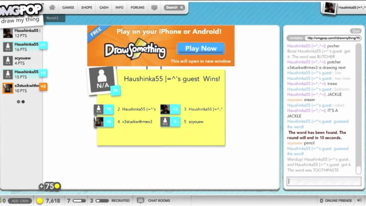 Let's Play: DRAW MY THING