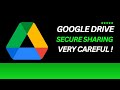 Google drive data sharing with Security [Be Careful!] | How to share data from the Google Drive