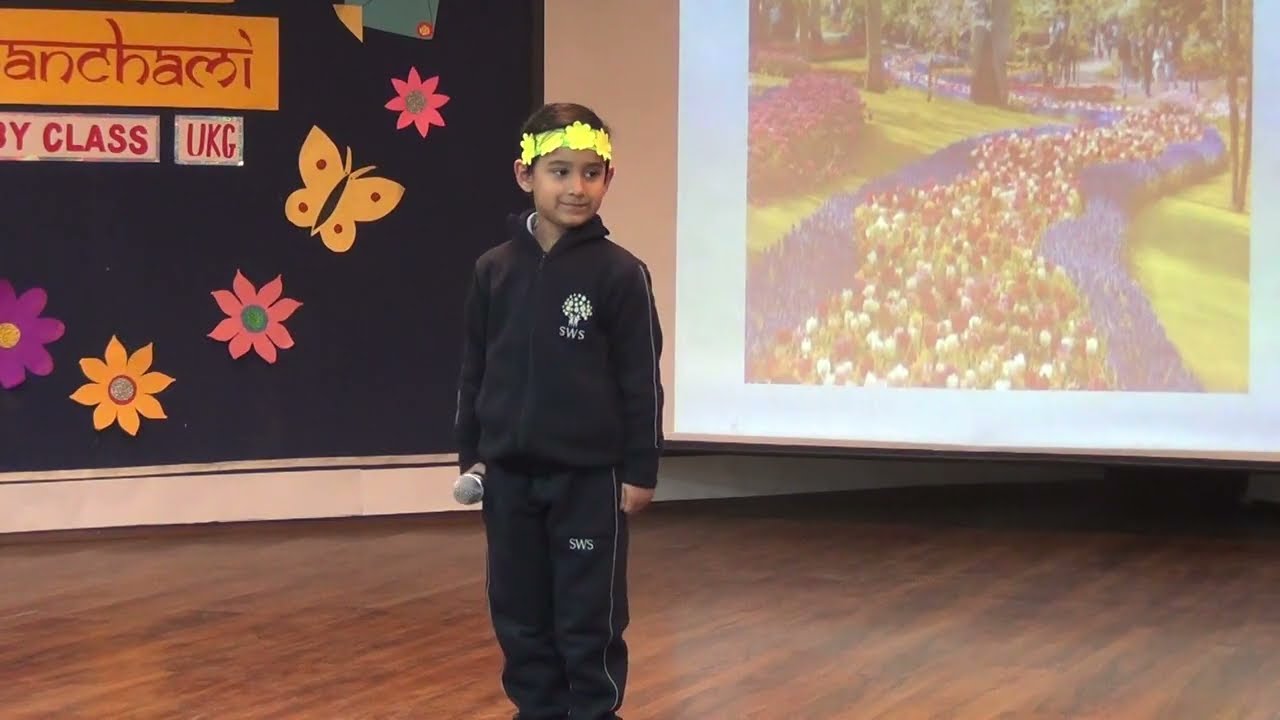 Assembly on Basant Panchami by Class UKG Part 1