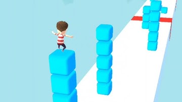 Cube Stacker Surfer 3D Gameplay (Android,ios) | All Levels #75