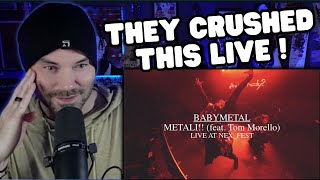 Metal Vocalist First Time Reaction - BABYMETAL – メタり！！ (Tom Morello) (OFFICIAL Live Music Video)