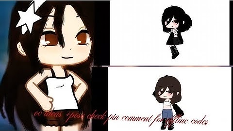 oc ideas+pose in gacha nox(check pin comment for offline codes)