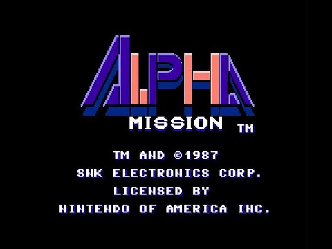 Полное прохождение Миссия Альфа (Alpha Mission) nes