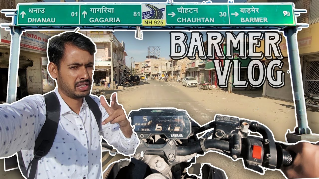 Vlog - Tour of Barmer city
