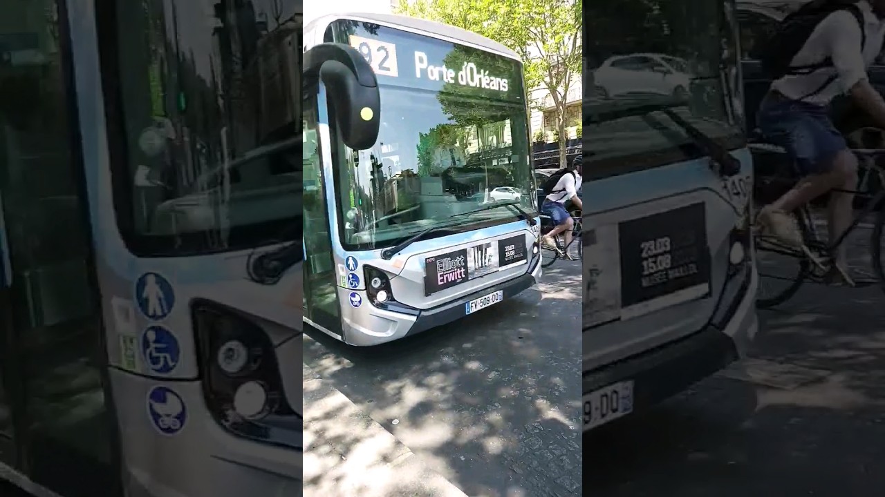 *PARIS*  92 to Porte d'Orlèans passes Rue de PASSY 