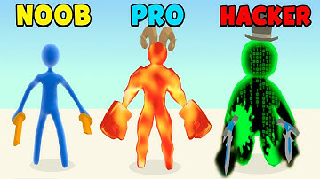 NOOB vs PRO vs HACKER - Jelly Fighter