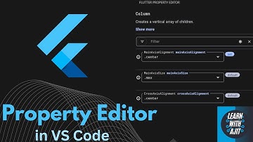 The New Flutter Property Editor || The Graphical Way to Add Properties!