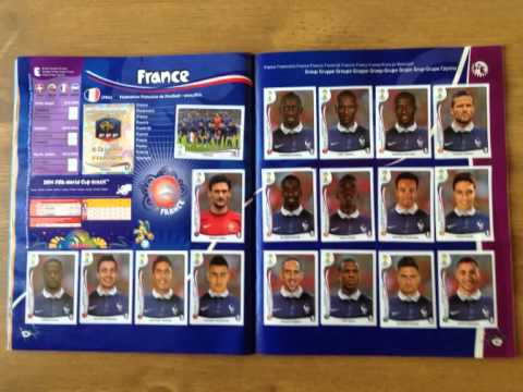Panini Brazil World Cup 2014 complete sticker book
