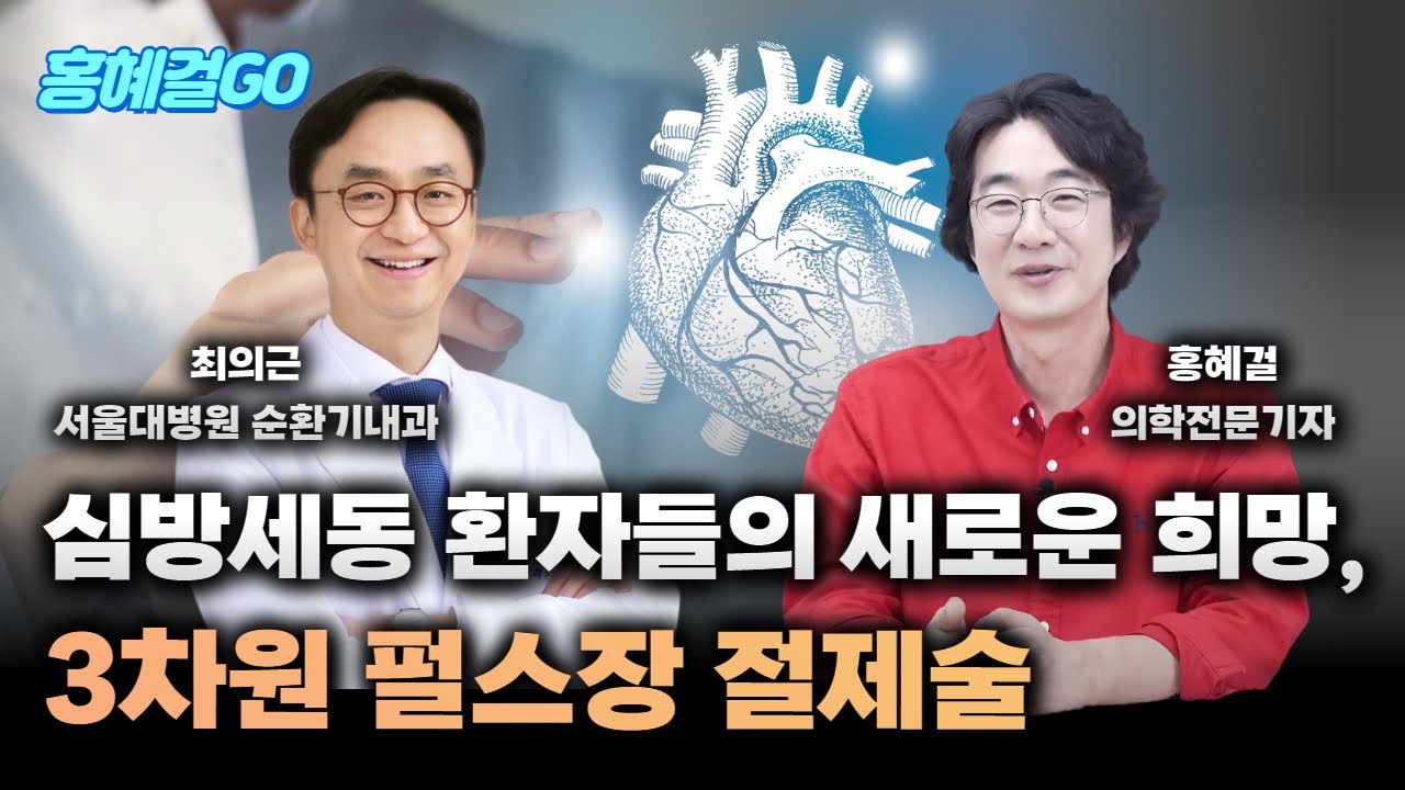 [홍혜걸GO] 국내 최초의 3차원 펄스장 절제술, 심방세동 치료의 혁신을 이루다 (서울대병원 순환기내과 최의근 교수 인터뷰)