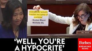 Nancy Mace Brings The Receipts To Confront Boston Mayor Michelle Wu About Her Past Statements