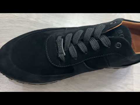 Кросівки чоловічі Boss 3392 чорний замш 40, видео 1