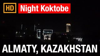 Night Koktobe Almaty Kazakhstan