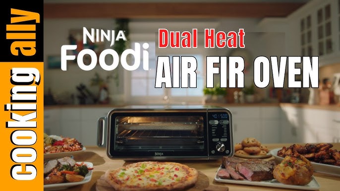 Ninja Foodi 15-in-1 SMART Dual Heat Air Fry Flip oven 1800W W/ Probe SP351Q  SS