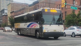 NJ Transit Buses @ Columbus Drive & Jersey Ave | Another Transit Video