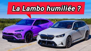 Are Lamborghinis REALLY fast? Urus vs BMW M5 DRAG RACE