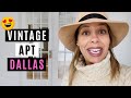 EMPTY APARTMENT TOUR 2021! I DALLAS Vintage Apartment