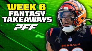 NFL Week 6 Recap: Immediate fantasy football takeaways | PFF