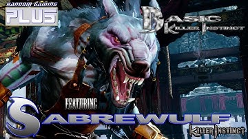 Basic Killer Instinct - Arcade mode featuring Sabrewulf (KI)