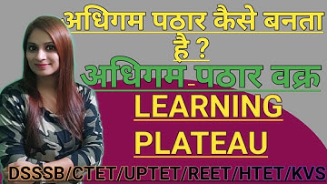LEARNING PLATEAU ( अधिगम पठार वक्र)