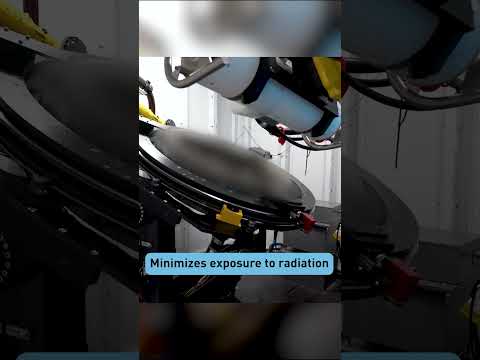 Advanced solution to #automate x-ray inspection for #aerospace castings #shorts #robotics #fanuc