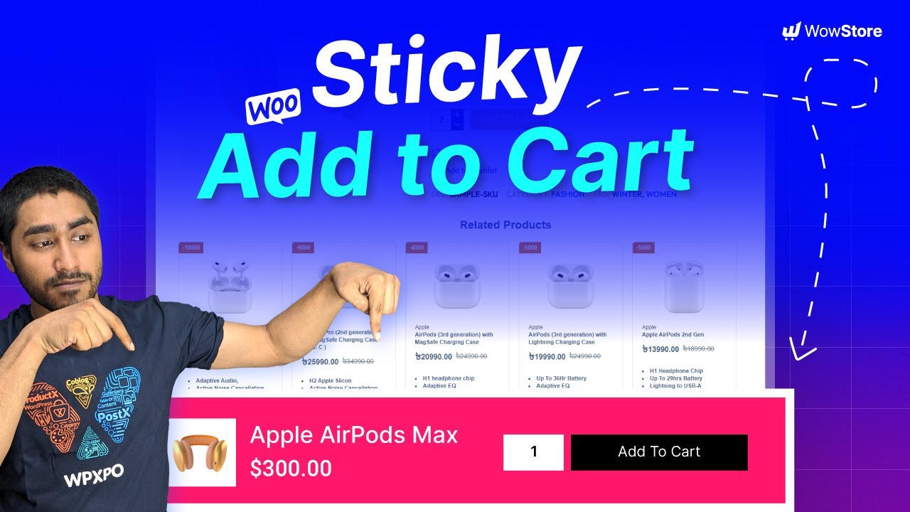 How to Make the Add to Cart Button Sticky in WooCommerce - YouTube