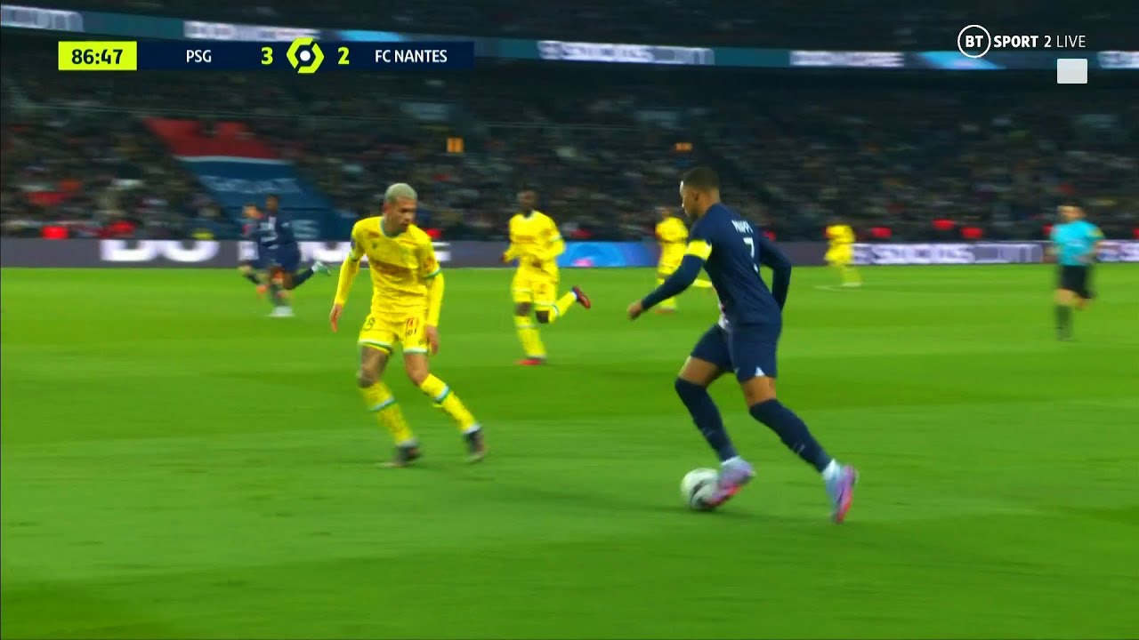 Kylian Mbappe vs Nantes (04/03/2023) HD 1080i