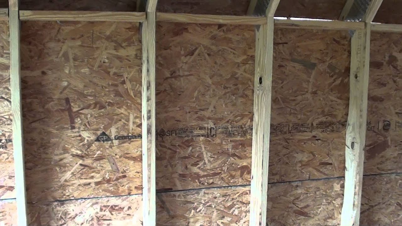 Knee Wall Blocking From Second Floor - YouTube