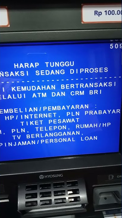 cek saldo bikin jantungan.....