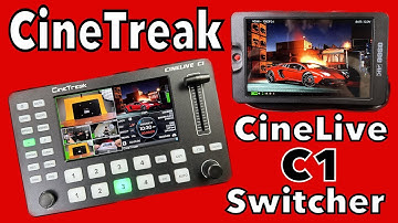 Cinetreak Cinelive C1 Live Streaming Video Switcher With PTZ Camera Control ( Live Test 1 )