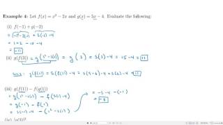 MTH 111 - Lecture 10 - Function Notation and Substitutions