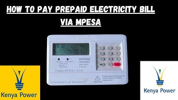 How to pay electricity bill via Mpesa | How to buy KPLC Tokens via M-PESA