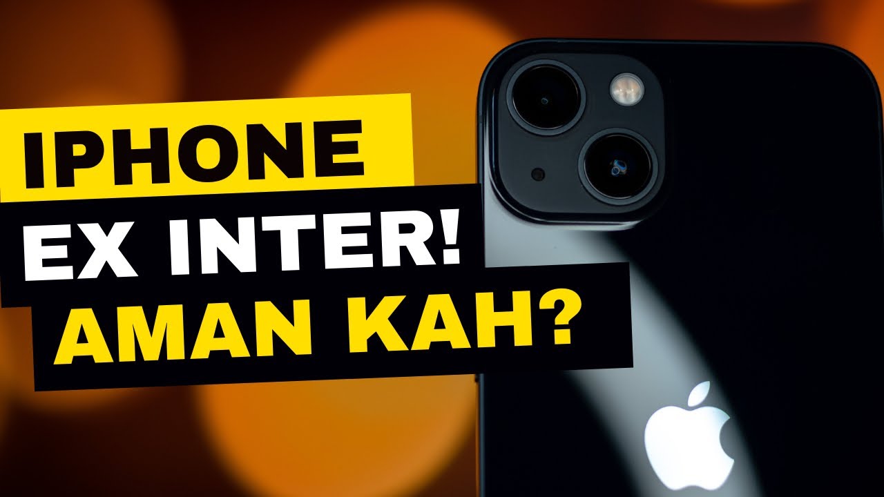 AMAN GAK SIH IPHONE EX INTER? #iphoneexinter - YouTube