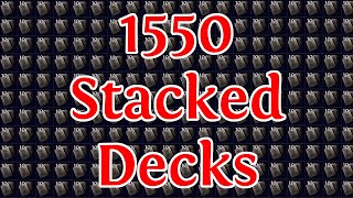 PATH OF EXILE 3.13 - OPENING 1550 STACKED DECKS - 28EX GAMBLE - BETTER THAN THE GAMBLER?!