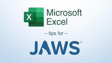 Excel Tips for JAWS: Using Place Markers and Selecting Cells