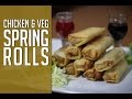 Chicken spring rolls by sharmilazkitchen
