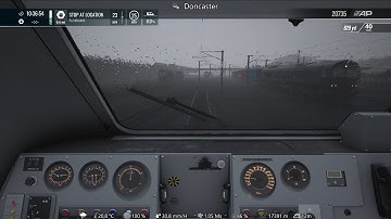 Arriving at Doncaster during Thunderstorm (Historic weather)