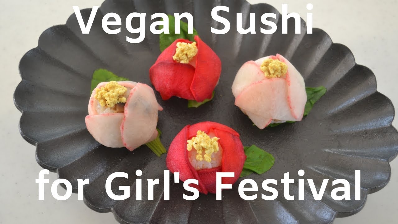 How to make ★Vegan Sushi★for Japanese Girl