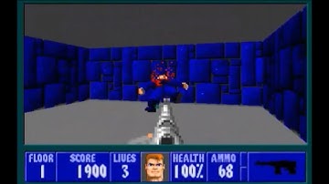 Wolfenstein 3D: Ultimate Challenge (Custom Level Mod) - Episode 1 Floor 1