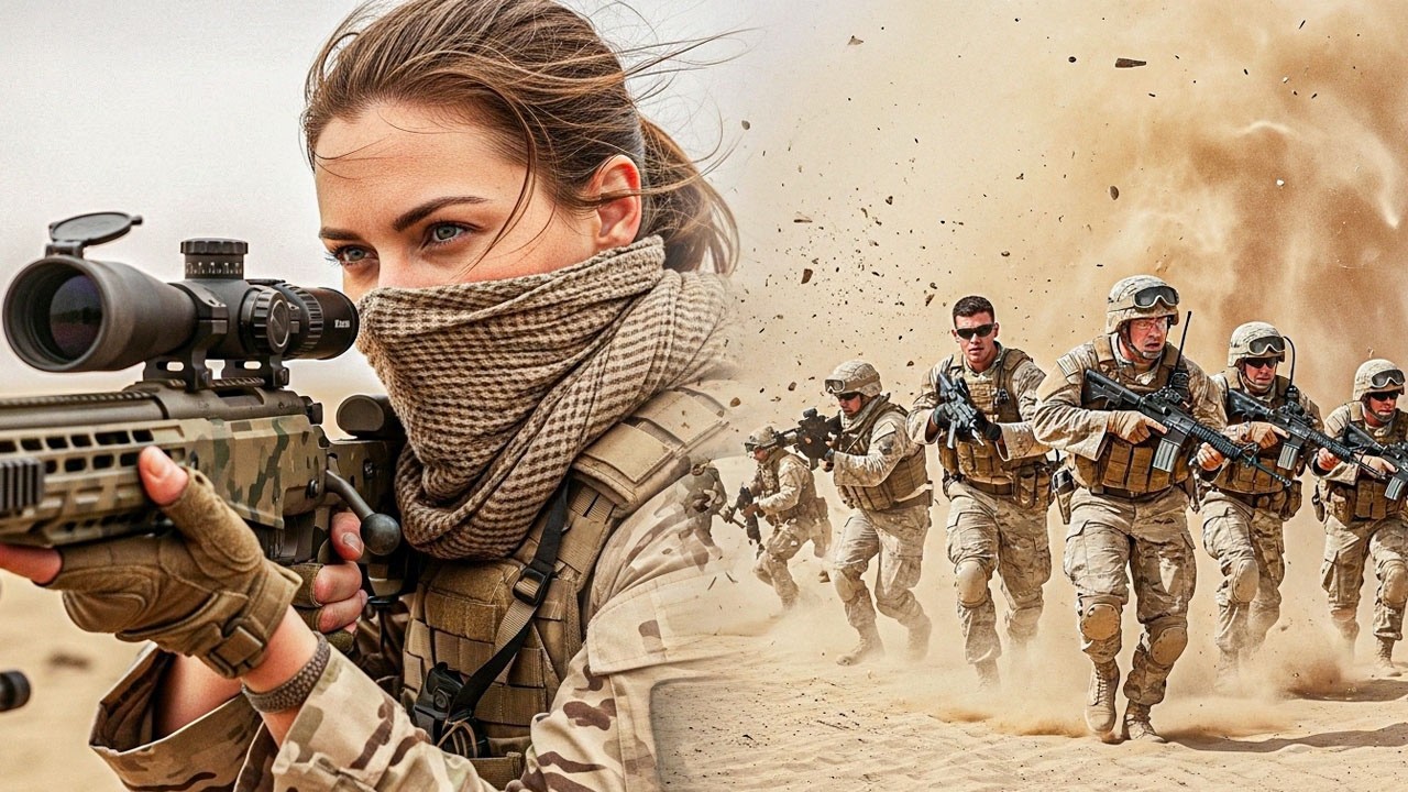 Desert Fury: Elite Female Sniper Outsmarts Special Forces During Sandstorm