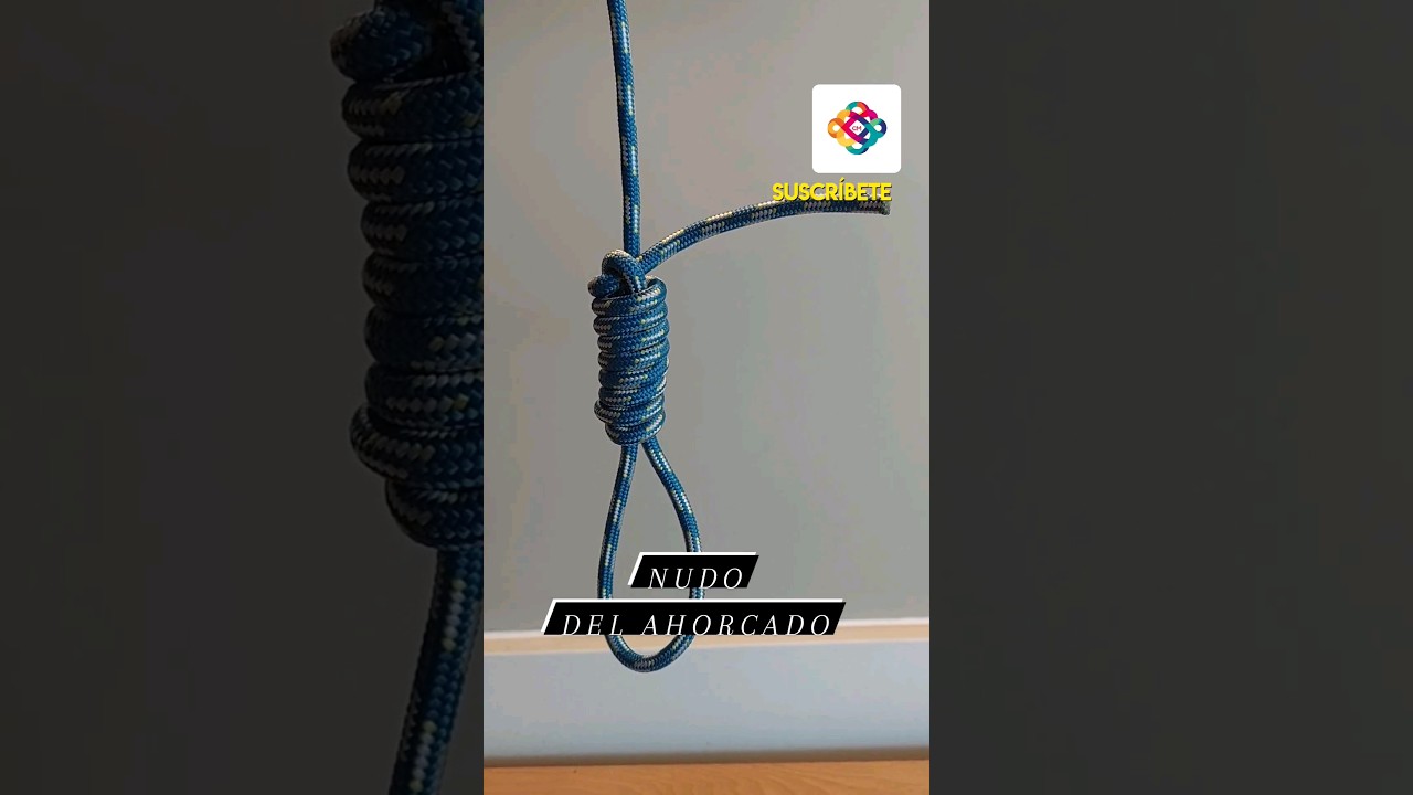NUDO DEL AHORCADO #knots #nudos #cuerdas #knotskills #rope #amarres #knot 