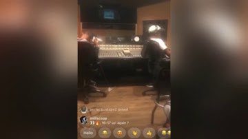 Lil Uzi Vert Leak Unreleased Song snippets Being Played In the Studio Instagram Live | IG LIVE Tv